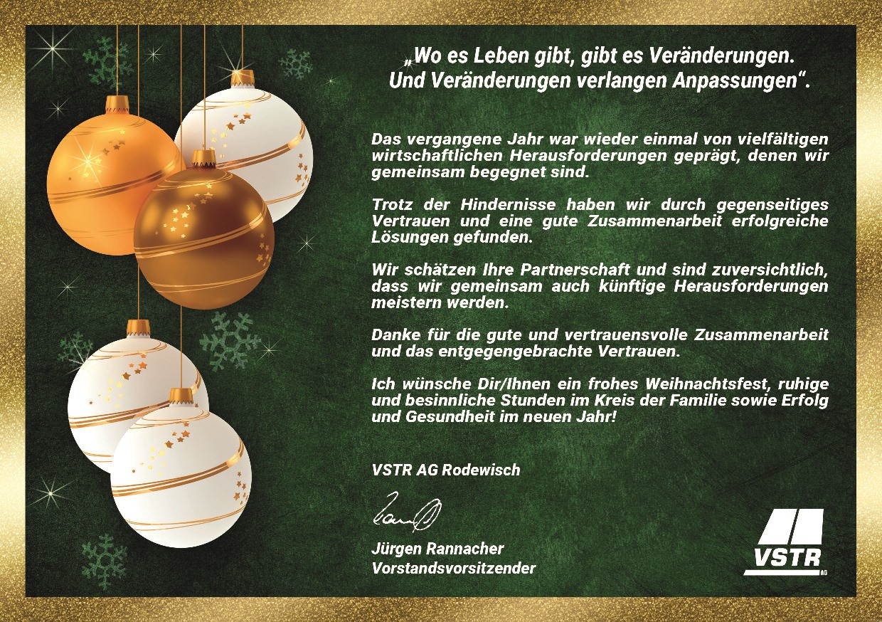 2023 12 20 Weihnachtsgruesse VSTR AG Rodewisch